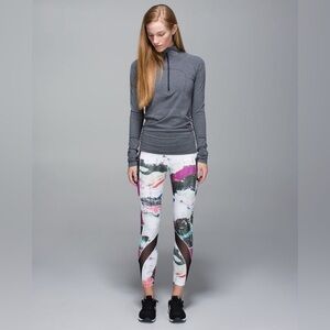 LULULEMON Inspire Tight II Full-On Luxtreme (Mesh) Pigment Wave Multi / Black.